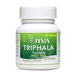 JIVA Triphala Tablets - 60 Tablets | Improves Bowel Movement & InDigesstionn Constipation and deigestive Disorders