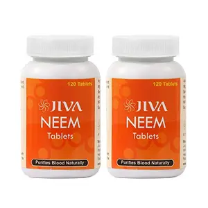 JIVA Ayurveda Neem Tablets (Pack of 2)