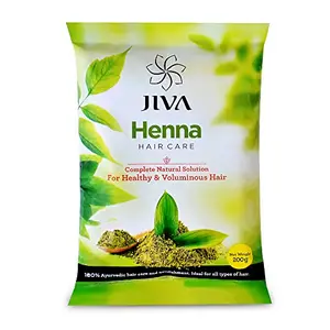 JIVA Ayurveda Henna Hair Care for Long Healthy and Strong Hair | Hair fall Control | Repairs damaged hair Pack of 2