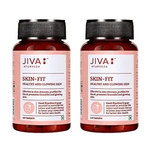 Jiva Ayurveda Skin-Fit Tablets - 120 Tablets (Pack of 2)
