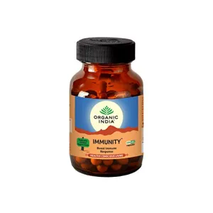 Organic India Immunity - 60 Capsules Bottle