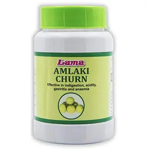Lama 100% Natural Amlaki Churn (Emblica Officinalis Powder) - Helps in Indigestion and Enhances Immunity - 100 g (Pack of 3)