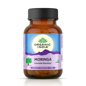 ORGANIC INDIA Moringa Essential Nutrition - 60 N Veg Capsules