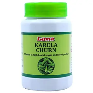 Lama 100% Natural Karela Churn (Momordica Charanti) - Helps Maintain Healthy Sugar Level - 100 g (Pack of 3)