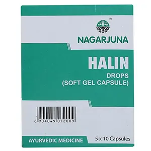 NAGARJUNA Halin Drops with Free Pachak Methi Multi Standard 50 Count