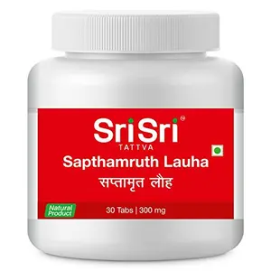SRI SRI TATTVA Sapthamruth Lauha 300Mg Tablet - 30 Count
