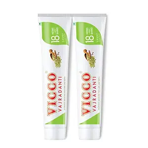 Vicco Vajradanti Ayurvedic Paste-160g-Saunf Flavour-Pack of 2