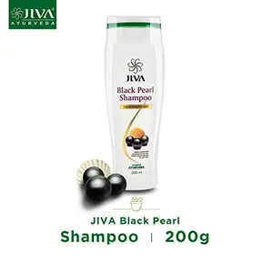 JIVA Ayurveda Black Pearl Shampoo 200 ml (pack of 2)