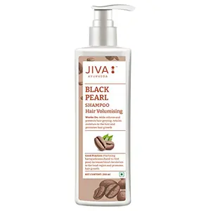 Jiva Black Pearl Shampoo - Hair Volumising - Nourishes Hair and Scalp - 200 ml - Pack of 1