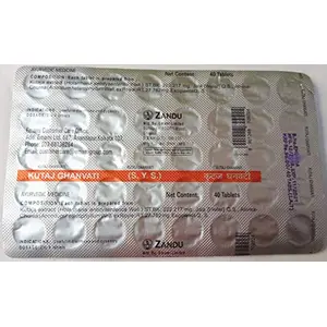 Zandu Kutaj Ghanvati 40 Tablet