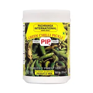 PACHRANGA International PIP Green Chilli Pickle-800
