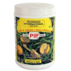 PACHRANGA International PIP Lime & Green Chilli Pickle-800