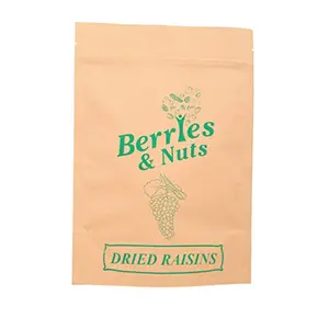 Berries And Nuts Premium Naturally Dried Green Raisin | Green Kishmish | No Artifical Colors or Chemicals Used | Sulphur Free | 500