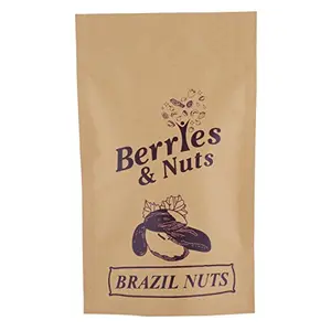 Berries And Nuts Premium Jumbo Brazil Nuts 250 Grams Dry Fruits