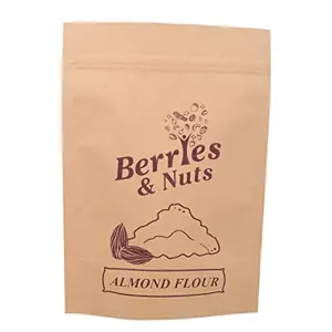 Berries And Nuts Skineed Almond Flour | Badam Powder Blanched Almond Powder Without Skin | 1 Kg