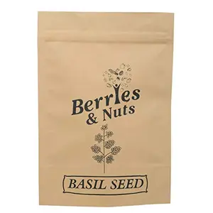 Berries And Nuts Premium Raw Basil Seeds | Sabjya Seed Tulsi Beenj Tukmariya | 5 Kg