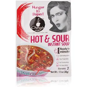 CHING'S Hot and Sour Instant Soup - Pack of 10