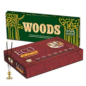Cycle Agarbatti Combo Pack - Eco & Woods Incense Sticks (Pack of 2)