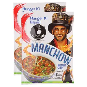 CHING'S Reliance Combo - Secret Soup Manchow 30g (Pack of 2) Promo Pack