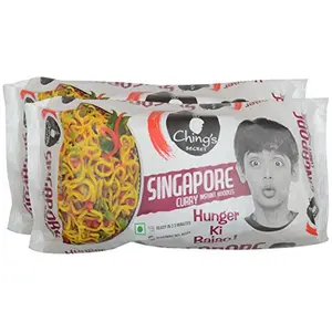 CHING'S Big Bazaar Combo - Secret Instant Noodles Singapore Curry 240g (Pack of 2) Promo Pack