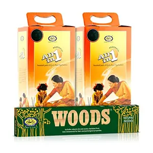 Cycle Agarbatti Combo Pack of Woods Incense Sticks(1 Pack) and All in One Agarbatti (2 Pack) - Pack of 3
