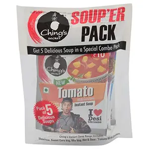 CHING'S Secret Instant Soup - Assorted 15g (Pack of 5)