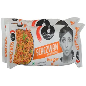 CHING'S Big Bazaar Combo - Secret Instant Noodles Schezwan 240g (Pack of 2) Promo Pack