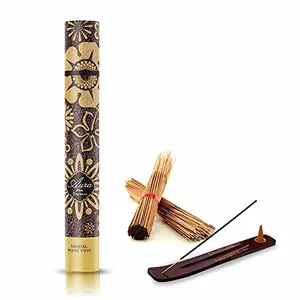 Devdarshan Aura Sandal 40 Incense Stick with Free Incense Sticks Dhoop Cone Holder