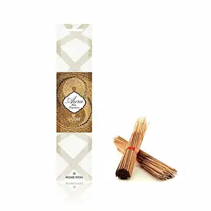 Devdarshan Aura Oudh 4 Packs of 25 Charcoal Free Premium Incense Stick
