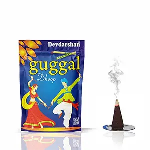 Devdarshan Guggal Dhoop 12 Pouch Packs of 20 Sticks Each