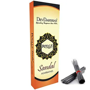 Devdarshan Royale Sandal Agarbathies (Pack of 12) 100g Each