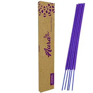 Devdarshan Aura Lavender 16 Inch Incense Sticks with 2 Hours Burning (2 Packs of 5 Stick Each)