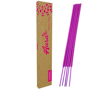 Devdarshan Aura Exotic 16 Inch Incense Sticks with 2 Hours Burning (2 Packs of 5 Stick Each)