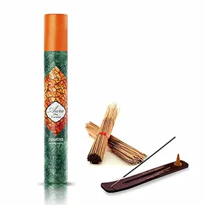 Devdarshan Aura Jasmine 40 Incense Stick with Incense Sticks Dhoop Cone Holder
