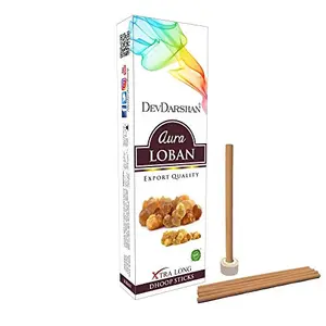Devdarshan Aura Loban Dry Dhoop 10 Sticks (3 Packs of 12 Units Each)