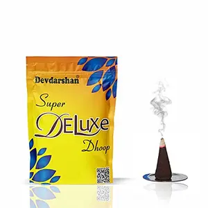 Devdarshan Super Deluxe Dhoop 12 Pouch Packs of 20 Sticks Each