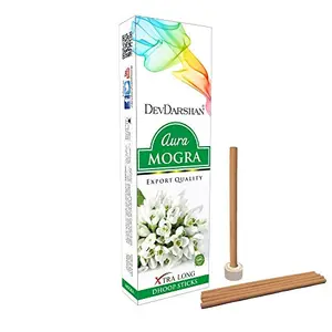 Devdarshan Aura Mogra Dry Dhoop Stick 10 Sticks (Pack of 24 Units)