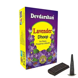 Devdarshan Lavender Dhoop 24 Unit of 20 Sticks Each