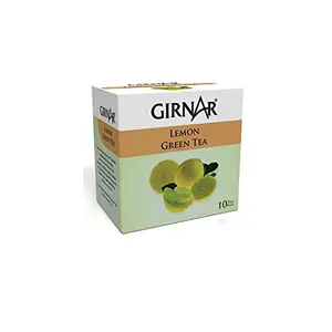 Girnar Green Tea with Lemon (10 Tea Bags)