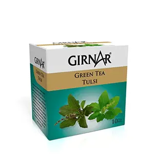Girnar Green Tea with Tulsi (10 Tea Bags)