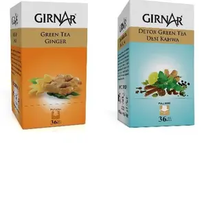 Girnar Combo of Green Tea Detox and Ginger (36TB)
