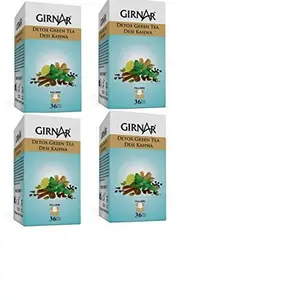 Girnar Detox Green Tea (36 Tea Bags) Pack of 4