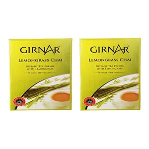 Girnar Instant Prmeix Lemon Grass Tea (Pack of 2)