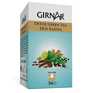 Girnar Detox Desi Kahwa Tea Bags - Set of 36