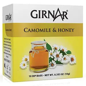 Girnar Camomile Infusion with Honey (10 Tea Bags)