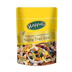 Happilo Premium International Nutty Trail Mix 200g | Dry Fruits Mix | High Protein Snack| Superfood| Loaded with Protein Vitamins & Minerals