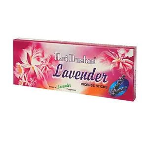 Lavender Economy Agarbatti (80gm Pack of 6) Black Sticks Floral Fragrance Best for Pooja Meditation and Yoga