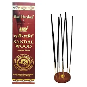 Sandal Wood Tall Hexa Agarbatti 8 Sticks- Pack of 6
