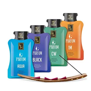 Zed Black Zipper-Parfum Mix-medium Premium Fragrance Incense Sticks (pack of 4) For Everyday Use Aroma Sticks Premium Quality - Zipper Pack
