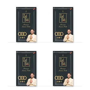 Zed Black 3 In 1 Premium incense Sticks - Aroma fragrance sticks for Refreshing and Alluring Environment - Pack of 4